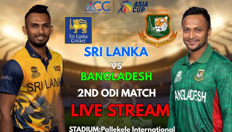 Asia Cup 2023 BANGLADESH VS SRI LANKA BEST LIVESTREAM